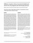 Research paper thumbnail of Reflexos, reações e tônus muscular de bebês prétermo em um programa de intervenção precoce