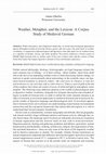 Research paper thumbnail of Weather, Metaphor, and the Lexicon: A Corpus Study of Medieval German