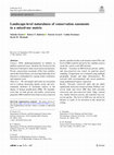 Research paper thumbnail of Landscape-level naturalness of conservation easements in a mixed-use matrix