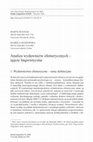 Research paper thumbnail of Analiza wydawnictw efemerycznych – ujęcie lingwistyczne