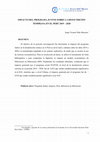 Research paper thumbnail of IMPACTO DEL PROGRAMA JUNTOS SOBRE LA DESNUTRICIÓN TEMPRANA EN EL PERÚ 2019 -2020