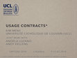 Research paper thumbnail of Usage Contracts (presentation at SATTOSE 2014)