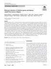 Research paper thumbnail of Molecular detection of Theileria species and Babesia caballi from horses in Nigeria