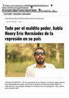 Research paper thumbnail of "Habla Henry Eric Hernández de la represión en su país". Por Israel Sánchez. En NVI Noticias, 2021