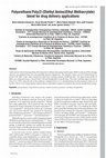 Research paper thumbnail of Polyurethane/Poly(2-(Diethyl Amino)Ethyl Methacrylate) blend for drug delivery applications