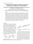 Research paper thumbnail of Validated RP-HPLC Method for the Simultaneous Estimation of Aceclofenac and Diacerein in Bulk and Formulation