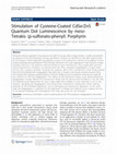 Research paper thumbnail of Stimulation of Cysteine-Coated CdSe/ZnS Quantum Dot Luminescence by meso-Tetrakis (p-sulfonato-phenyl) Porphyrin