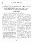 Research paper thumbnail of Intravenous glutamine or limited enteral feedings in piglets: amelioration of small intestinal disuse atrophy