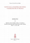 Research paper thumbnail of Novità sulla diaspora dei vetrai valdelsani nel XV secolo