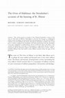 Research paper thumbnail of The Oven of Hakhinai: the Yerushalmi’s accounts of the banning of R. Eliezer