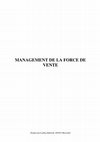 Research paper thumbnail of Resume Management de la force de vente final 022021 2