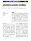 Research paper thumbnail of Independent reversals to terrestriality in squirrels (Rodentia: Sciuridae) support ecologically mediated modes of adaptation