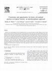 Research paper thumbnail of Constraints and opportunities for better silvicultural practice in tropical forestry: an interdisciplinary approach