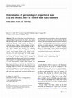 Research paper thumbnail of Determination of spermatological properties of male Liza abu (Heckel, 1843) in Atatürk Dam Lake, Şanlıurfa