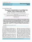 Research paper thumbnail of The growth characteristics of Liza (Mugil) abu (Heckel, 1843) in Atatrk Dam Lake