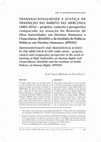 Research paper thumbnail of TRANSNACIONALIDADE E JUSTIÇA DE TRANSIÇÃO NO ÂMBITO DO MERCOSUL (2005-2016) – projetos, contexto e perspectiva comparada na atuação da Reunião de Altas Autoridades em Direitos Humanos e Chancelarias (RAADH) e do Instituto de Políticas Públicas em Direitos Humanos (IPPDH)