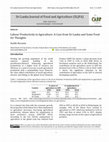 Research paper thumbnail of Labour productivity in agriculture: a case from Sri Lanka and some food for thoughts