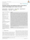 Research paper thumbnail of Population genetics and evolutionary history of the wild rice species Oryza rufipogon and O. nivara in Sri Lanka