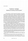 Research paper thumbnail of Trajektorie i strategie. Społeczne struktury filozofii prawa