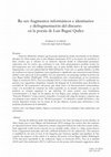 Research paper thumbnail of Re-set: fragmentos informáticos e identitarios y defragmentación del discurso en la poesía de Luis Bagué Quílez