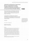 Research paper thumbnail of ¿Aumenta la participación en operaciones de paz la capacidad de las fuerzas armadas en interactuar con actores civiles? Una evaluación del aprendizaje en el caso de las Fuerzas Armadas chilenas