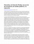 Research paper thumbnail of Florentina, de Eduardo Muslip: una novela de la memoria, las medias palabras y la migración.