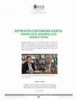 Research paper thumbnail of Entrevista con Enrique García: impases en el desarrollo de América Latina