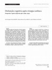 Research paper thumbnail of Disfunção cognitiva após cirurgia cardíaca