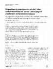 Research paper thumbnail of Disposition et géométrie des plis de l'Atlas centro-méridional de Tunisie: découpage et cisaillement en lanières tectoniques