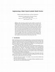 Research paper thumbnail of Implementing a Multi-valued Symbolic Model Checker