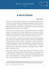 Research paper thumbnail of A NOVA RÚSSIA