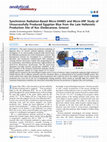 Research paper thumbnail of Synchrotron Radiation-Based Micro-XANES and Micro-XRF Study of Unsuccessfully Produced Egyptian Blue from the Late Hellenistic Production Site of Kos (Dodecanese, Greece)