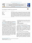 Research paper thumbnail of New developments in sustainable waste-to-energy systems.pdf