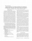 Research paper thumbnail of National Bioethics Committee Guidelines For Healthcare Professionals* interaction with Pharma trade and industry*