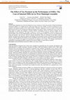 Research paper thumbnail of The Effect of Tax Payment on the Performance of SMEs: The Case of Selected SMEs in Ga West Municipal Assembly