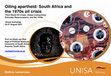 Research paper thumbnail of Oiling apartheid: South Africa and the 1970s oil crisis