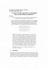 Research paper thumbnail of A Transfer Learning Approach for Face Recognition using Average Pooling and MobileNetV2