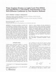 Research paper thumbnail of Water Sorption Kinetics in Light-Cured Poly-HEMA and Poly(HEMA-co-TEGDMA); Determination of the Self-Diffusion Coefficient by New Iterative Methods