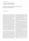 Research paper thumbnail of "Amore e Rivoluzione" di Chiara Donno - un saggio su "Gramsci e le donne: gli affetti, gli amori, le idee" di Noemi Ghetti: