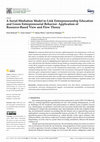 Research paper thumbnail of A Serial-Mediation Model to Link Entrepreneurship Education and Green Entrepreneurial Behavior: Application of Resource-Based View and Flow Theory