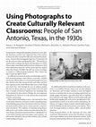 Research paper thumbnail of Burgard, K., O’Quinn, C., Boucher, M. L., Pinnix, N., Trejo, C., & Dickson, C. (2021). Using photographs to create culturally relevant classrooms: People of San Antonio, Texas, in the 1930s. Social Studies and the Young Learner, 33(3), 3–7.