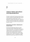 Research paper thumbnail of Science, History and Culture: Evolving Perspectives