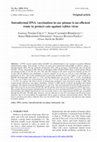 Research paper thumbnail of Intradermal DNA vaccination in ear pinnae is an efficient route to protect cats against rabies virus