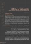 Research paper thumbnail of POÉTICAS DA VOZ E CULTURA DAIMISTA/AMAZÔNICA: DIÁLOGOS, TRADUÇÕES E REPRESENTAÇÕES