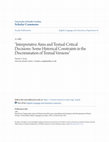 Research paper thumbnail of Interpretative Aims and Textual-Critical Decisions: Some Historical Constraints in the Discrimination of Textual Versions