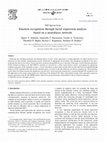 Research paper thumbnail of 2005 Special Issue: Emotion recognition through facial expression analysis based on a neurofuzzy network