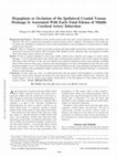 Research paper thumbnail of Hypoplasia or occlusion of the ipsilateral cranial venous drainage is associated with early fatal edema of middle cerebral artery infarction