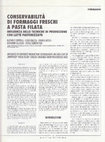 Research paper thumbnail of Conservabilità di formaggi freschi a pasta filata: influenza delle tecniche di produzione con latte pastorizzato