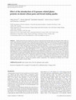 Research paper thumbnail of Effect of the introduction of D-genome related gluten proteins on durum wheat pasta and bread making quality