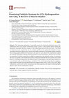 Research paper thumbnail of Promising Catalytic Systems for CO2 Hydrogenation into CH4: A Review of Recent Studies